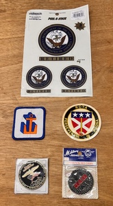 lot 65 image: Operation Red Dawn - Iraq -We Got Him Rememberance Coin W Other Coin, Patches, &amp Stickers
