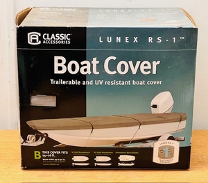 lot 74 image: Classic Accessories� 20-141-091001-00 - Lunex Rs-1 Gray RipStop Boat Cover