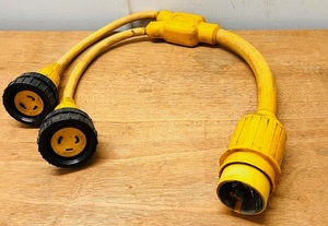 lot 89 image: Marinco Marine Industries Co. 50amp to (2) 30amp Y Splitter Power Cable&nbsp