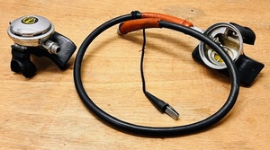 lot 96 image: U.S.Divers  Conshelf XIV Second Stage Regulator - With an Extra for Parts