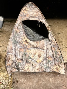 lot 108 image: Ameristep AMEBL1008 Gunner Blind - Mossy Oak Break Up Country - Folds Up & Fits in Included Carrying Case