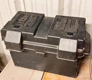 lot 112 image: NOCO Snap-Top Battery Box WEverStart 12-Volt Deep Cycle Battery