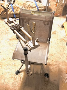 lot 130 image: Caldwell & Deadshot Chairpod & Field Shooting Rest Black 360-Degree
