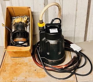 lot 157 image: Utilitech Submersible Utility Pump & Other Electric Pump