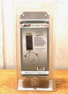 lot 166 image: ASF 6 VOLT SOLAR PANEL BATTERY CHARGER - GREAT FOR DEER FEEDERS