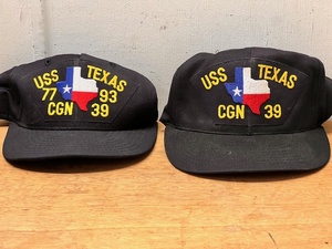 lot 247 image: USS Texas CGN 39 United States Navy Hat - Mens Snapback Adjustable