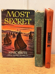 lot 200 image: Three (3) Vintage Novels - Including Most Secret (1945), Life on the Mississippi (Mark Twain 1950) & Scoundrels All (1968)