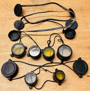 lot 214 image: Large Selection of Rifle Scope Lense Caps