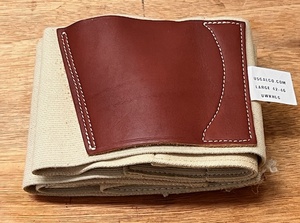 lot 234 image: Galco Underwrap Belly Band Double Holster, KHAKI Large Part # UWKHLG