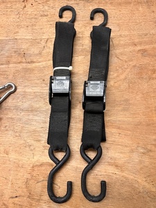 lot 262 image: Authentic Harley Davidson Hog Ties Soft Hook Tie Down Straps
