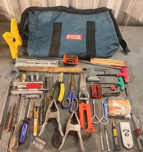 lot 280 image: Large Lot of Assorted Tools W Ryobi Tool Bag