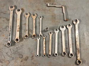 lot 281 image: Fourteen (14) Piece Wrench Lot - Including Mainly Craftsman, Pittsburgh, & Stanley Wrenches
