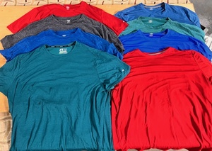 lot 298 image: Eight (8) Size 2x-3x AthleticWorkout T-Shirts