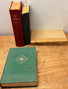 lot 314 image: THE SILMARILLION - JRR Tolkien - 1977 1st American EditionFold-Out MapHC, Robin Lee Grahams Dove (1st Edition)1972, My Life as an Explorer (1925 - Hedin) &amp Young Hornblower (1953 - C. S. Forester)