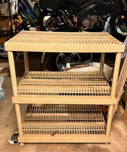 lot 317 image: Three (3) Tier Heavy Duty Storage Shelves