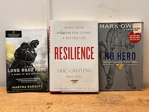 lot 328 image: Three (3) Non-Fiction Books on Navy Seals &amp War and Family
