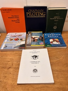 lot 336 image: Six Nautical Instruction Books on Piloting &amp Navigation