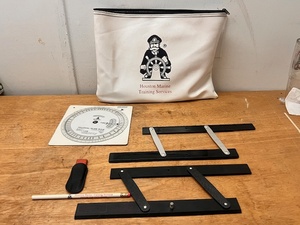 lot 337 image: 1987 Nautical U. S. Navy Slide Rule Mark 1 Mod 0 - Allegheny Plastics &amp Vintage M. I. Co. 12 Parallel Ruler DrafingDrawing Tool WBag