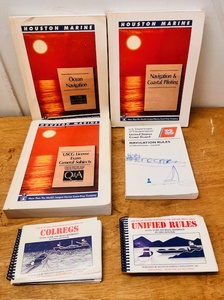 lot 339 image: Four Navigation &amp Coastal Piloting Educational Books