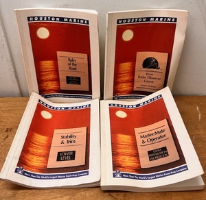 lot 340 image: Four (4) Educational Books on Nautical Ship Operations