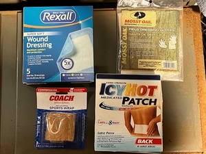 lot 341 image: First Aid Items &amp Pain Relief