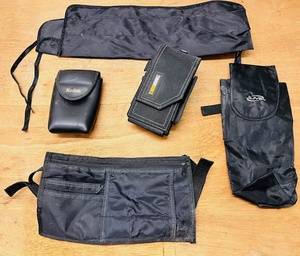 lot 342 image: Toughbuilt TB-CT-33P-2BES Polyester 2-Pockets Tool Bag &amp Other Belt Packs for Phones, Cameras, etc.&nbsp