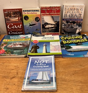 lot 348 image: Eight (8) Books on Boating Lifestyles