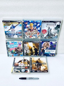 lot 46 image: Lot Of 8 - Sony PS3 Call Of Duty, Madden, Assassins Creed, Little Big Planet & NBA Games - In Condition As Shown