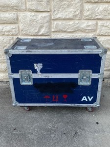 lot 50 image: Olympic Case Company Hard Case Rolling Cart, 37 x 30 12 x 19 - In Condition As Shown - $$$