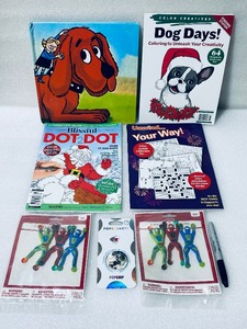 lot 88 image: Lot Of 7 - ReadingColoring Books, Toys & Phone Accessory - In Condition As Shown