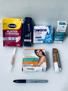 lot 98 image: Lot Of 7 New Other - Womens Blister Cushion, Make Up, Bleach Cream & Ear Wax Relief - As Shown