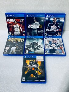 lot 118 image: Lot Of 7 - Sony PlayStation 4 (PS4) Games - In Condition As Shown