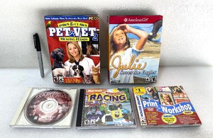 lot 135 image: Lot Of 5 - PC Games & Editing Program - In Condition As Shown