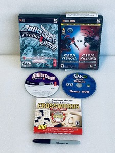 lot 145 image: Lot Of 5 - PC Games - In Condition As Shown