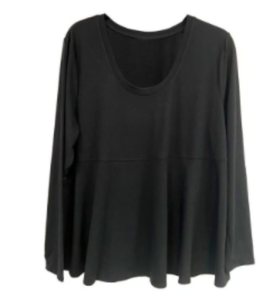 lot 153 image: New WTags West Loop Womens XL Baby Doll Tunic Black, Model# 951286 - As Shown - 2nd Chance Lot