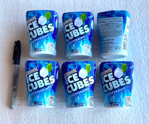 lot 155 image: Lot Of 6 - New Ice Breakers Ice Cubes Peppermint 240 Ct. Sugar Free Gum - As Shown - 2nd Chance Lot