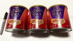 lot 171 image: Lot Of 3 - New Brown & Haley Almond Roca Cannister, The Original Buttercrunch Toffee With Almonds & Sea Salt 10 Oz. Per Container - As Shown - Total Retail $45