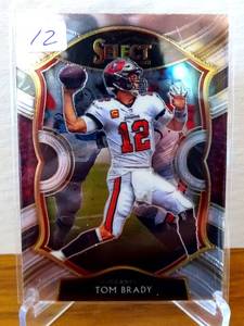 lot 12 image: 2020 Tom Brady Panini Select Concourse #1 Tampa Bay Buccaneers