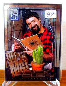 lot 47 image: 2002 Fleer WWF All Access Off The Mat Mick Foley #52