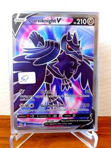 lot 51 image: Corviknight V 156163 Battle Styles NM Full Art Ultra Rare Pokemon Card $$