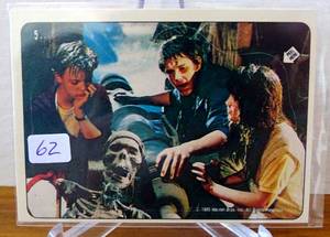 lot 62 image: VINTAGE 1985 GOONIES STICKER $$
