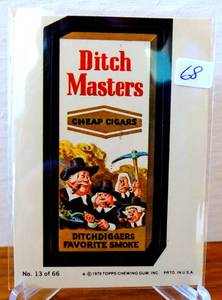 lot 68 image: VINTAGE 1973-1975 Topps Wacky Packages Ditch Masters $$