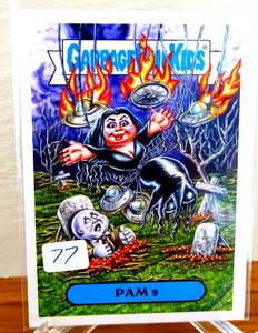 lot 77 image: Plan 9 from Outer Space Sci-Fi Movie Parody Sticker Pam 2018 Garbage Pail Kids $$