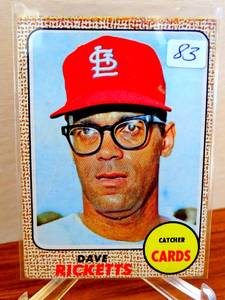 lot 83 image: 1968 Topps Set-Break # 46 Dave Ricketts $$