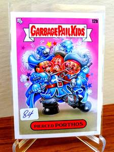 lot 84 image: 2022 Topps Garbage Pail Kids Book Worms #12b Pierced Porthos