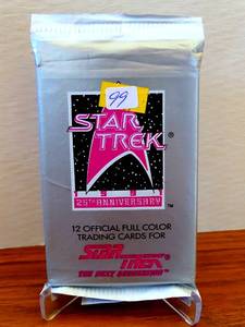 lot 99 image: SEALED 1991 Impel STAR TREK The Next Generation Wax Pack