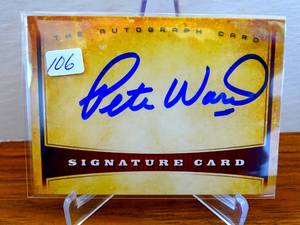 lot 106 image: CUSTOME HAND SIGNED PETE WARD (MLB - YANKEES, ORIOLES, AND CHICAGO)