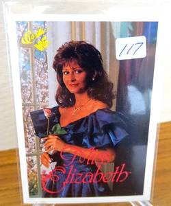 lot 117 image: 1989 Classic WWF Miss Elizabeth #112 $