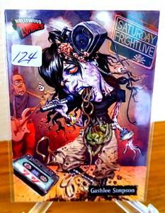 lot 124 image: Topps Hollywood Zombies Gashlee Simpson Foil Trading Card #21
