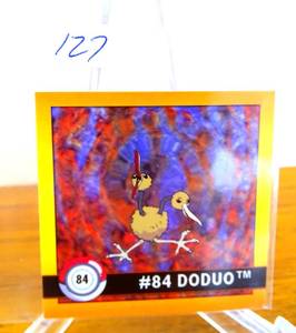 lot 127 image: Doduo 84 English Card Artbox Sticker 1999 Pokemon Card